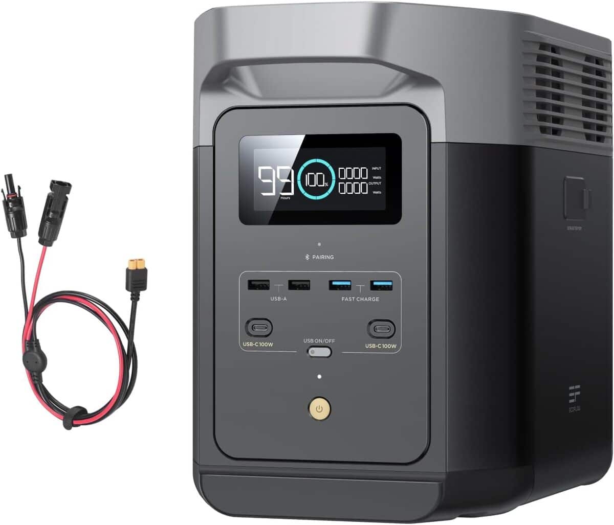 Test : ecoFlow DELTA 2, station électrique portable avec charge rapide