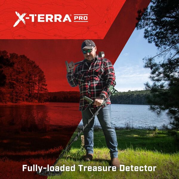 Minelab X-Terra Pro Détecteur de métaux étanche pour Adultes (3 Modes de détection)