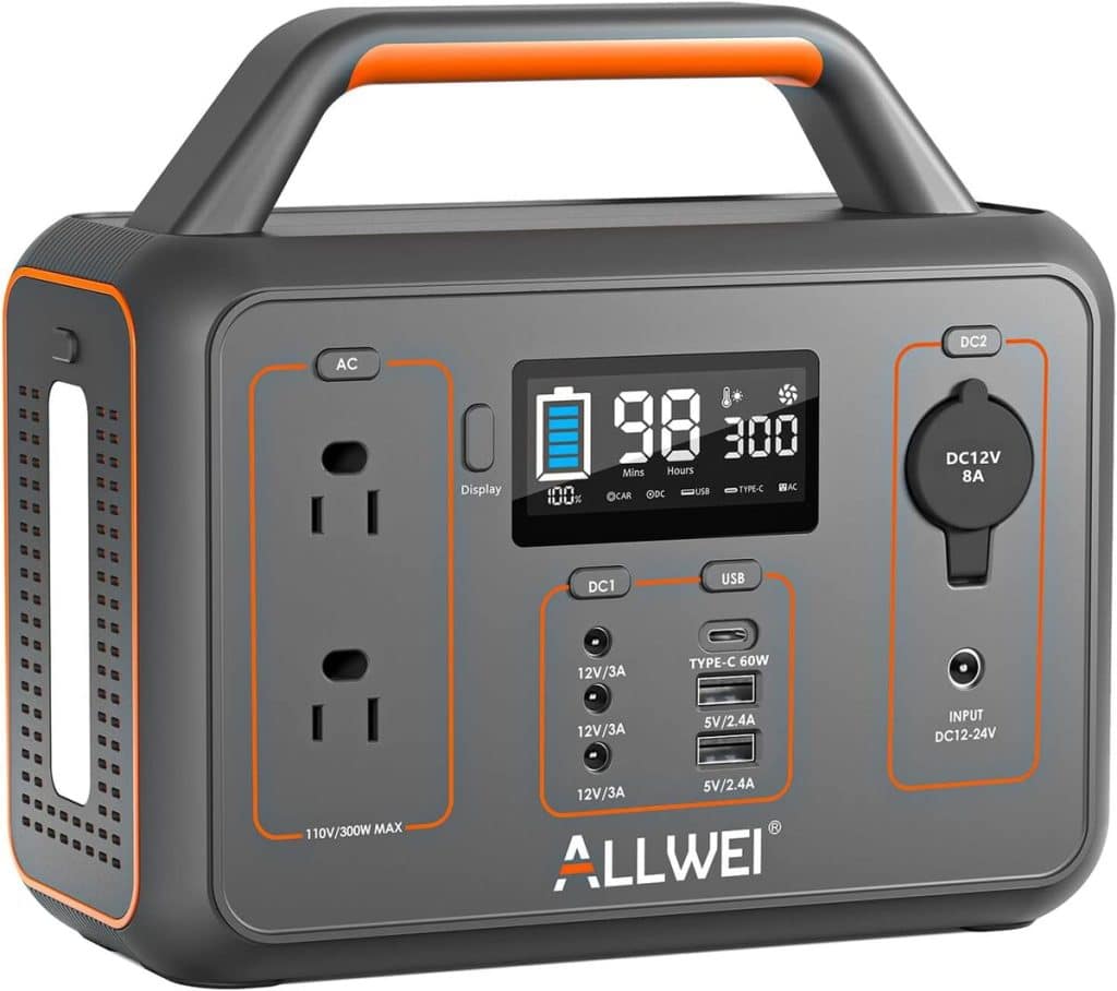 Test de la station d'alimentation portable Allwei 300 W