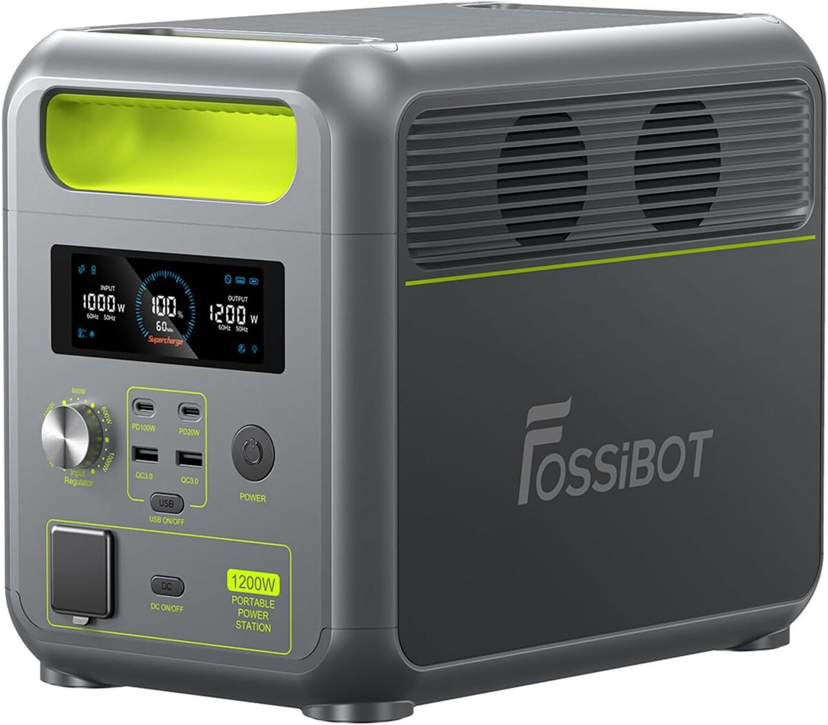 Test du générateur électrique portable FOSSiBOT F1200 : puissance et polyvalence