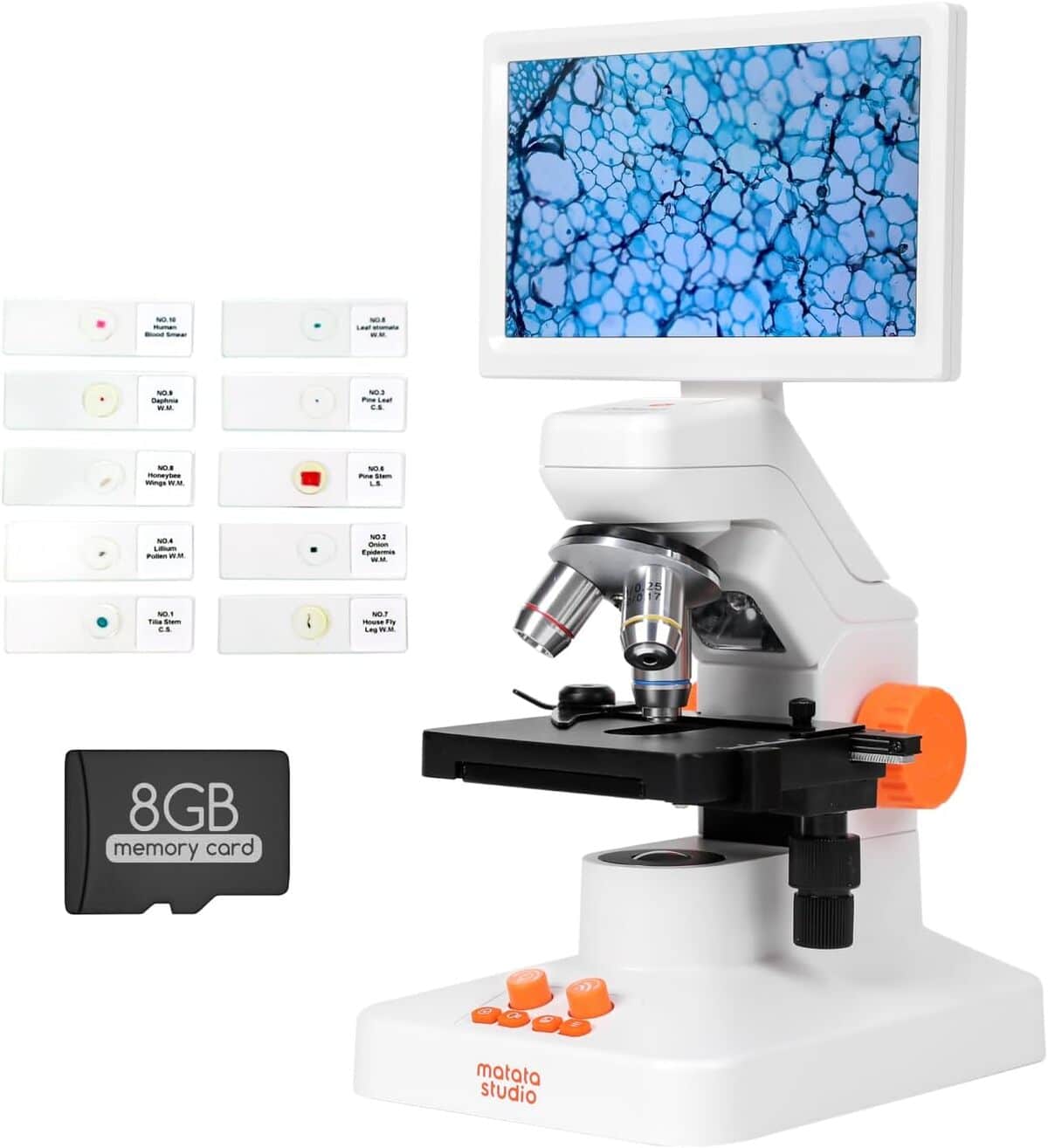 Test du microscope MatataStudio MT3-4 4K avec écran LCD 7" et 1200X