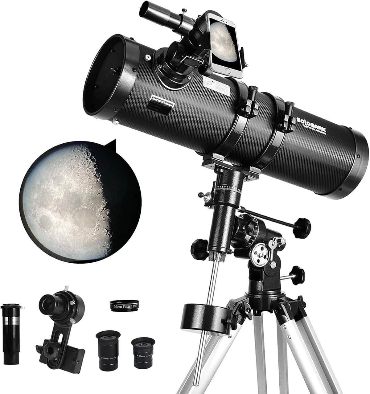 Test du télescope 130EQ Newton : puissance et précision pour adultes