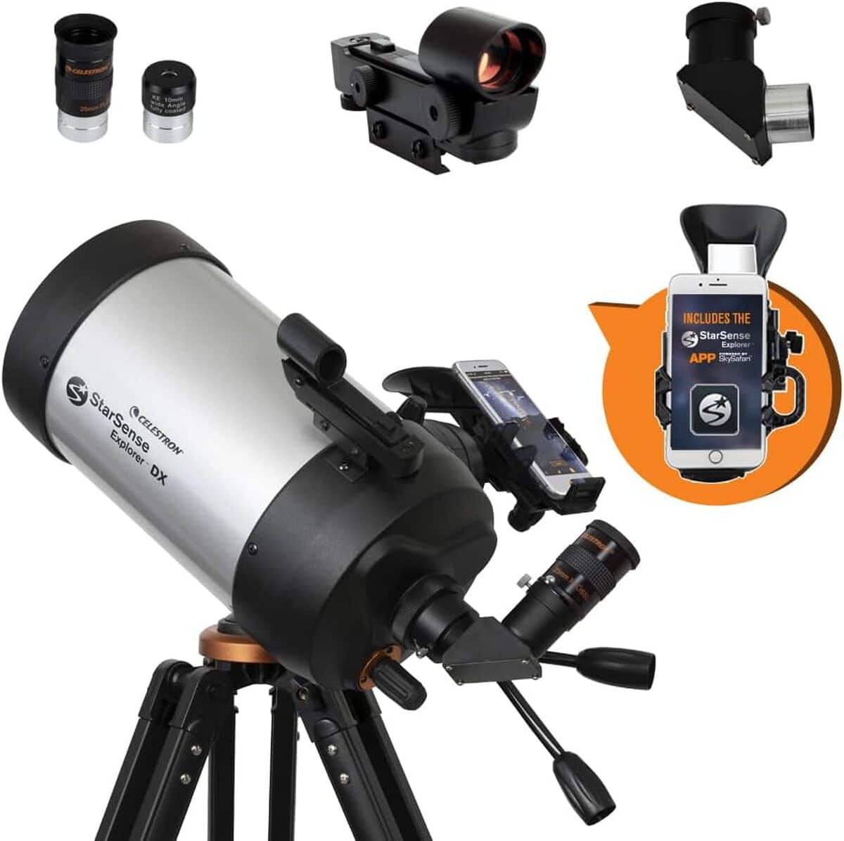 Test du télescope Celestron StarSense DX 5” avec appli smartphone
