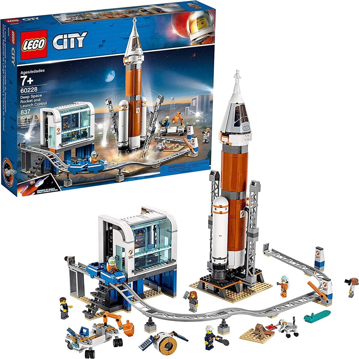 Test : lego City Space 60228, la fusée spatiale et station de lancement
