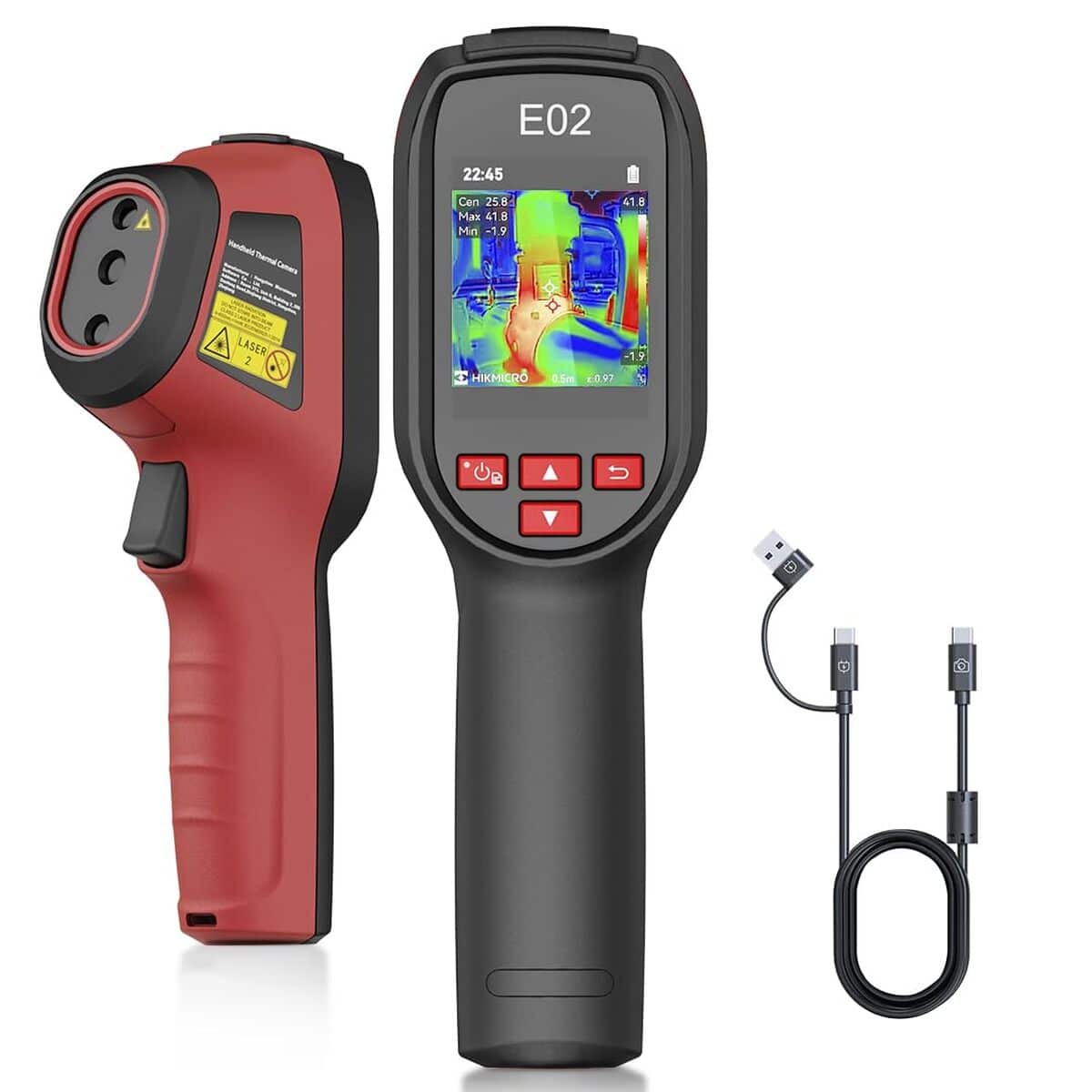 Test de la caméra thermique E02 SuperIR : performance optimale en imagerie infrarouge