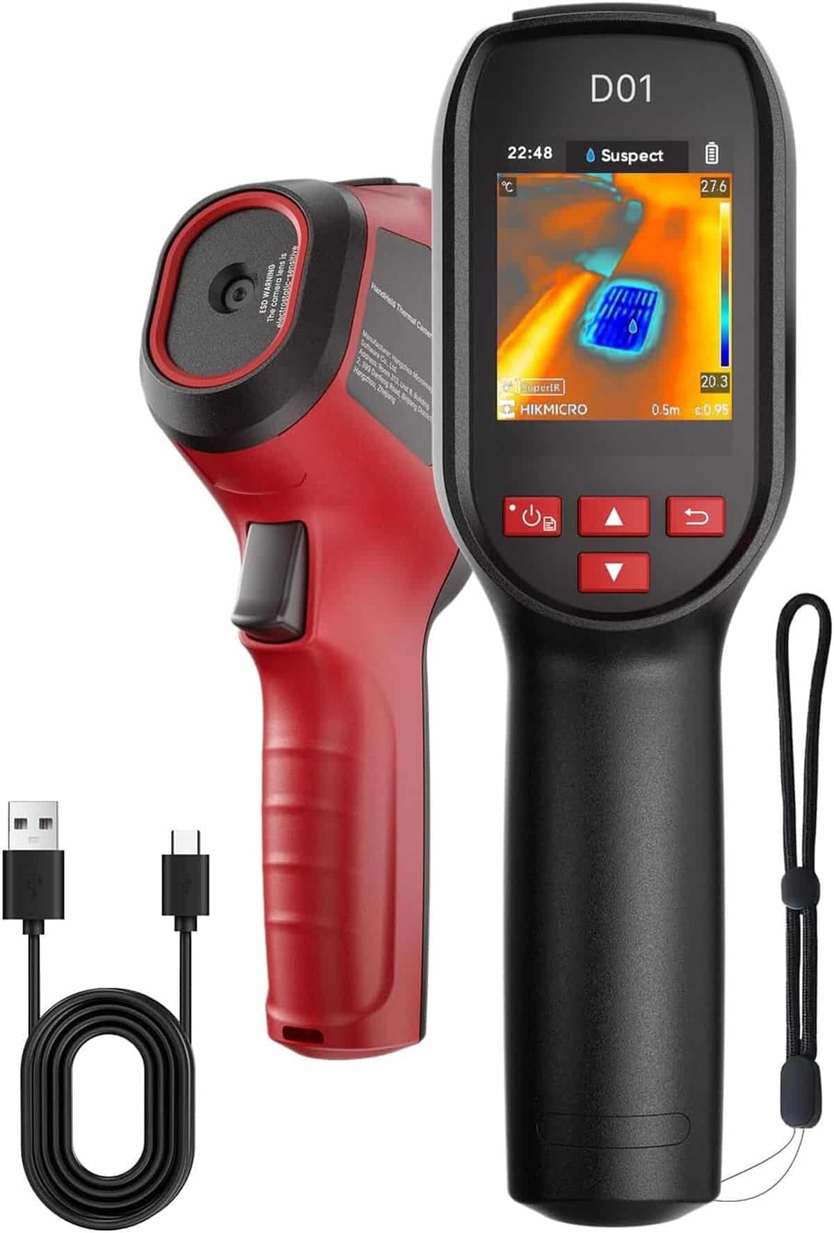 Test de la caméra thermique Hikmicro D01 : résolution 240x240 et autonomie 11h