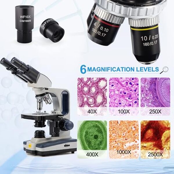 Découvrez notre test complet du microscope Swift 40X-2500X avec appareil photo USB 5 MP : performances, fonctionnalités et avis détaillés pour une microscopie optimale