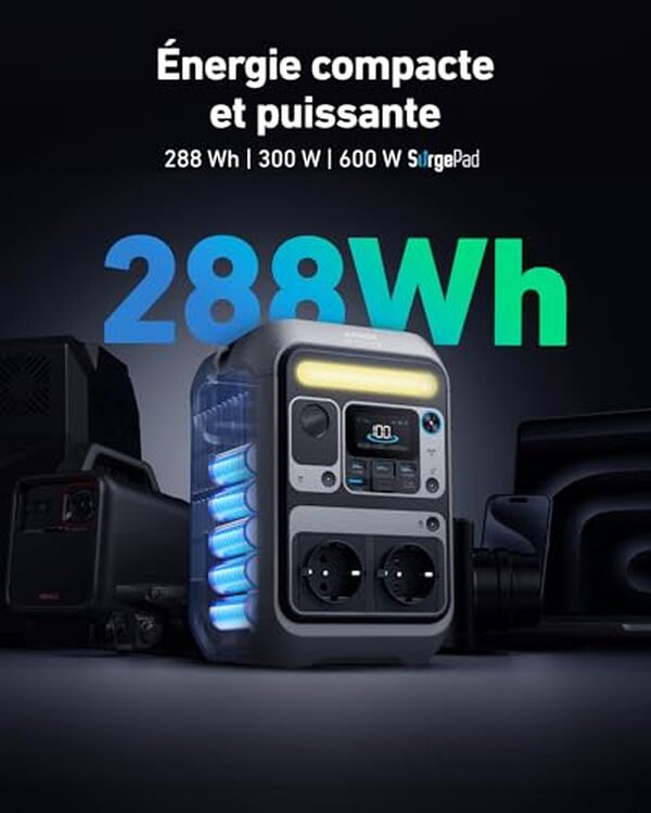 Découvrez notre test de la station électrique Anker SOLIX C300 : une solution portable pour une autonomie énergétique exceptionnelle et une puissance impressionnante en toutes circonstances