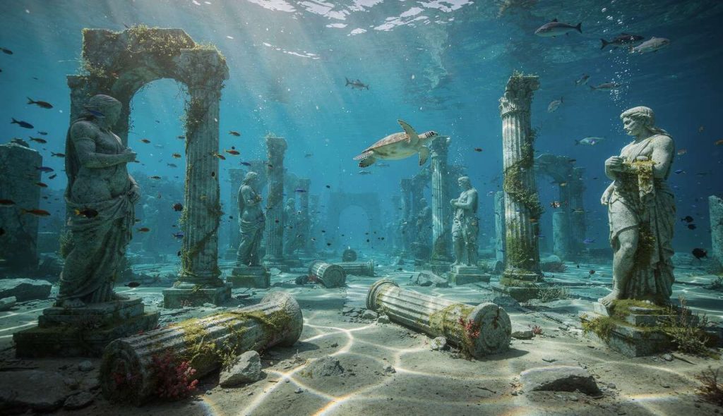 Héracléion : la cité mythique de Cléopâtre découverte sous la mer