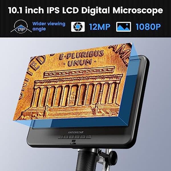 Découvrez les performances du microscope numérique Andonstar AD210 pour une exploration précise de vos projets électroniques et améliorez votre expérience d'observation.