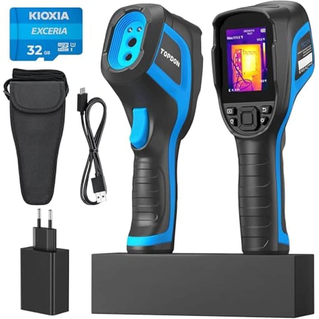 Test caméra thermique TOPDON TC004 : performance IR et autonomie