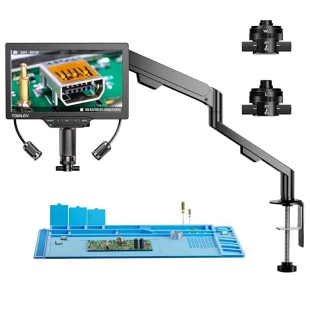Test du microscope 3D TOMLOV TM3K-3D IPS : performance et polyvalence