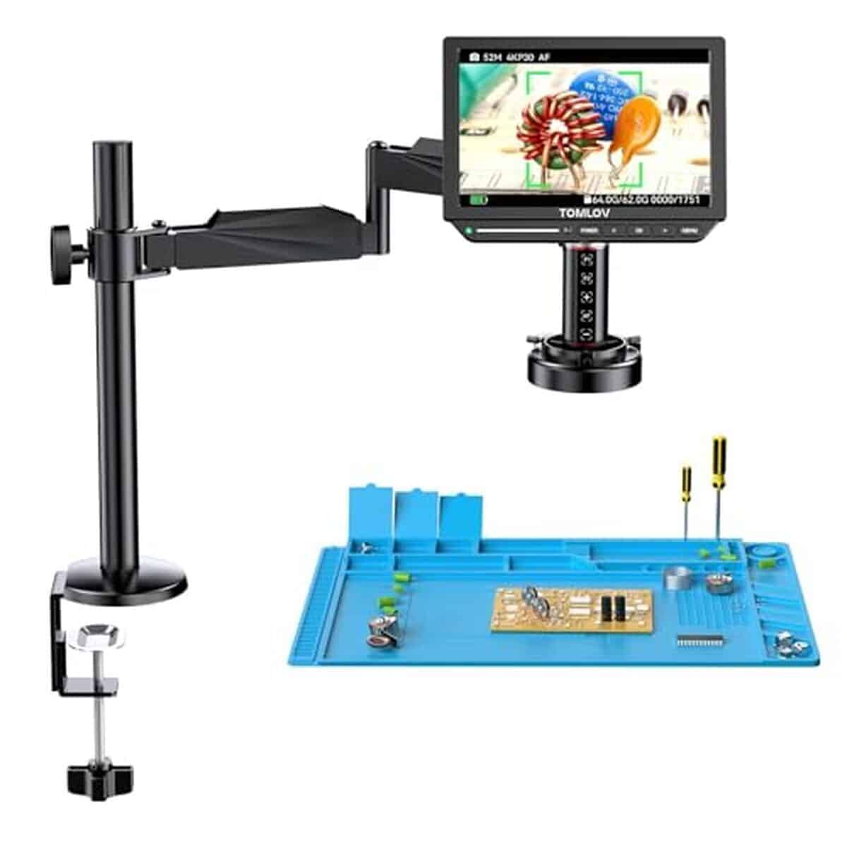 Test du microscope numérique 4K Tomlov TM4K-AF : performance et flexibilité