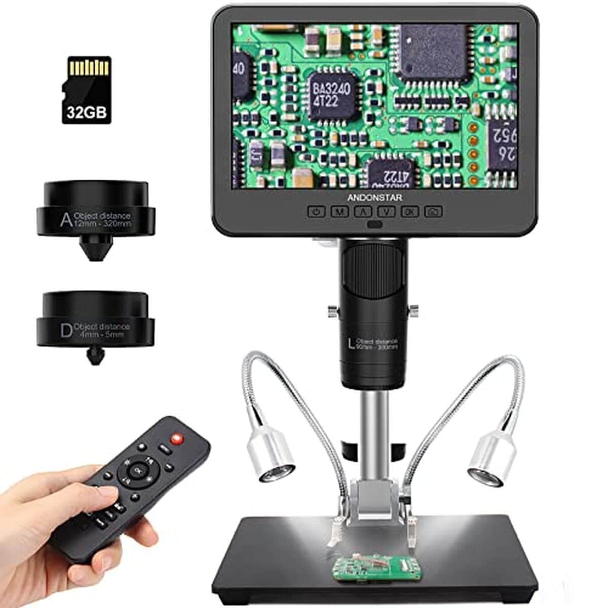 Test du microscope numérique Andonstar AD246S : haute performance HDMI 2000x