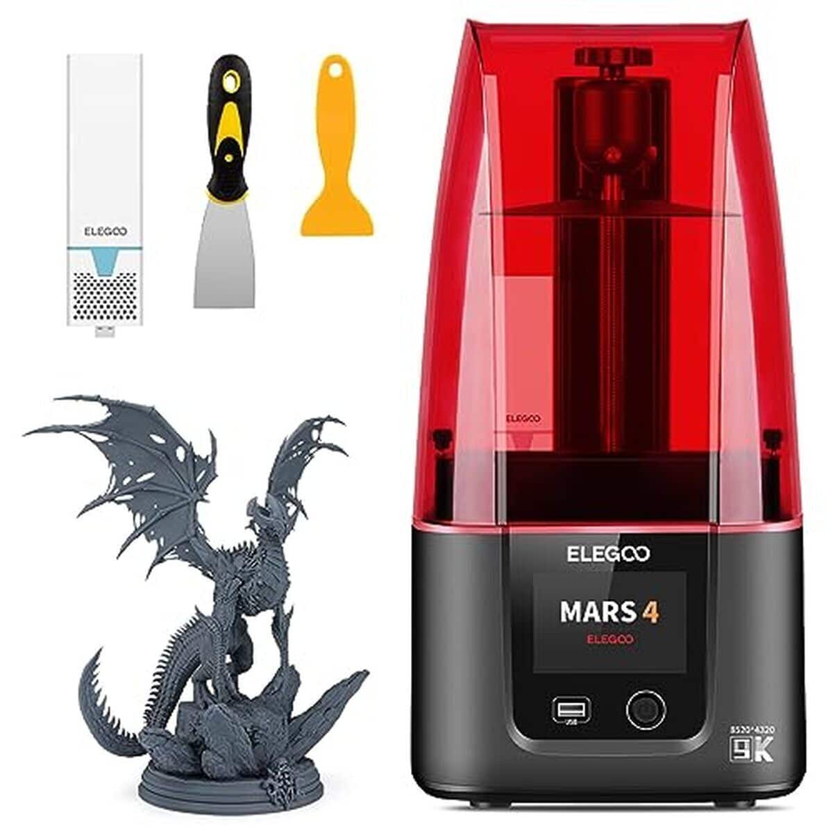 Test : eLEGOO Mars 4, imprimante 3D LCD 9K avec purificateur d'air intégré