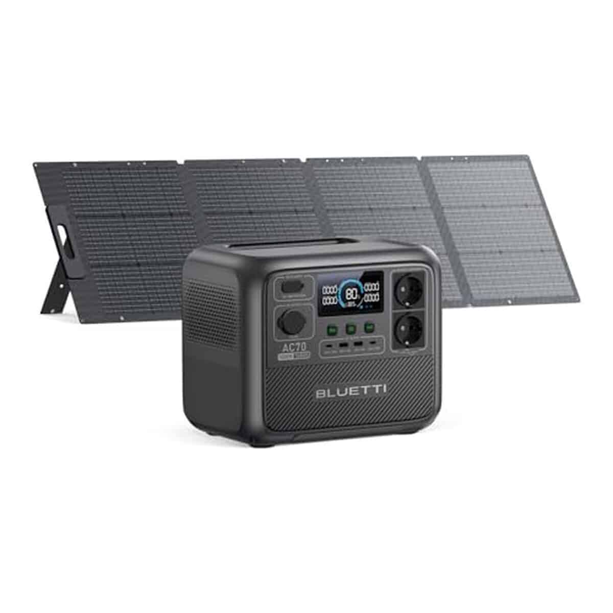 Test : bluetti AC70, générateur portable et panneau solaire 200W pour camping