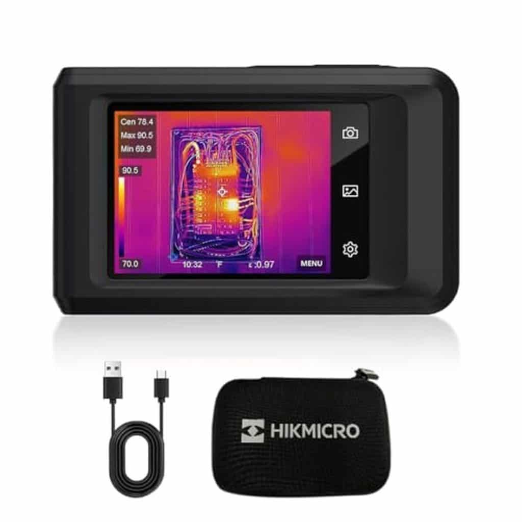 Test de la caméra thermique Hikmicro PocketC : précision et performance