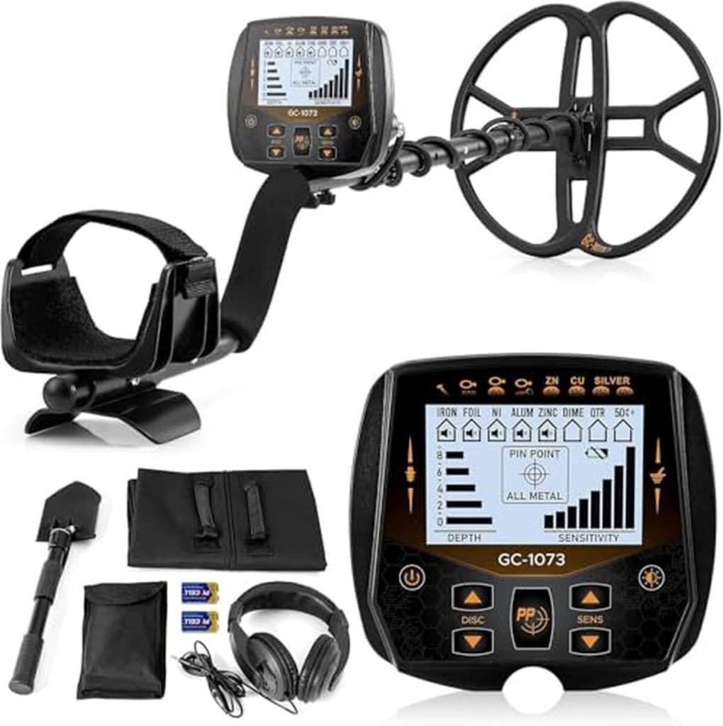 Test du détecteur de métaux Hazlewolke 33 cm pour adultes : haute sensibilité et écran LCD